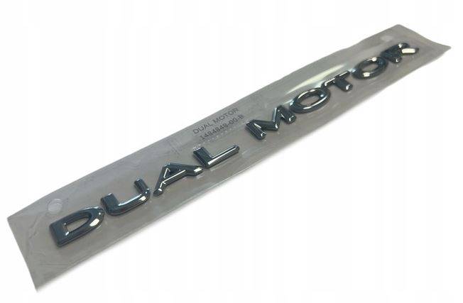 TESLA DUAL MOTOR Badges | Tesla Model 3 & Y - TTS Parts inc.