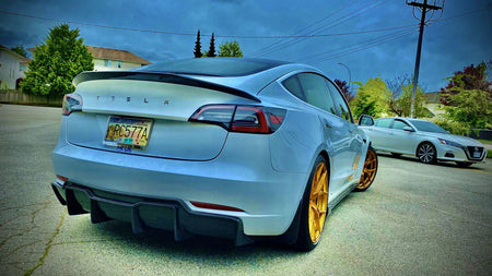 Model 3 (2018-2023)| Rear diffuser en fibre de carbone - TTS Parts inc.