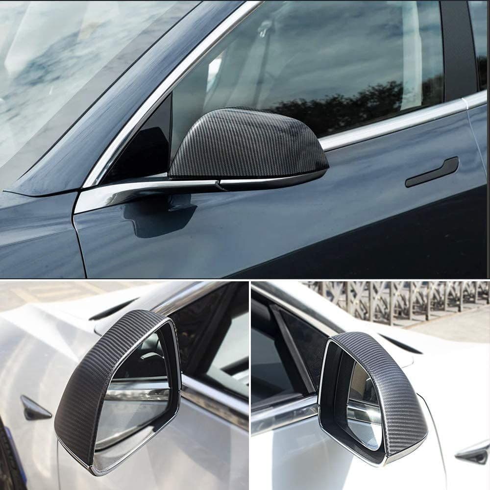 Model 3 (2018-2023) | Habillages de rétroviseur en fibre de carbone - TTS Parts inc.