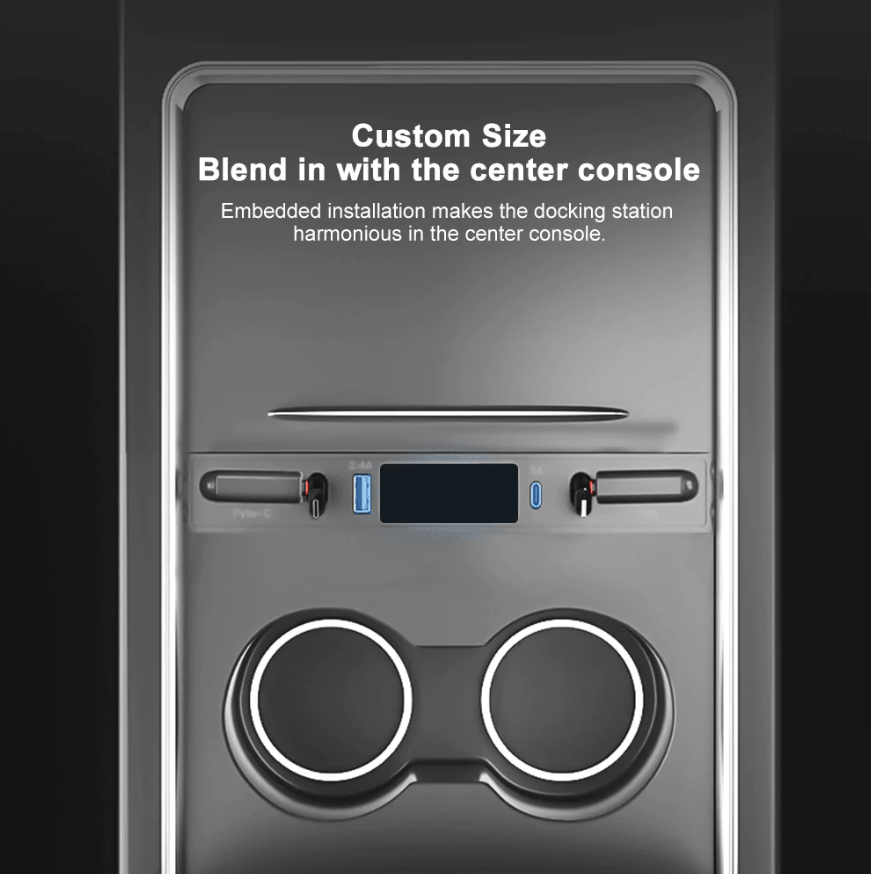 Model 3 & Y | Center Console Fast Charger - TTS Parts inc.