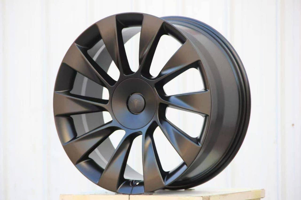 Model Y | 19-inch Matte Black Wheel Set (Series 2) - TTS Parts inc.
