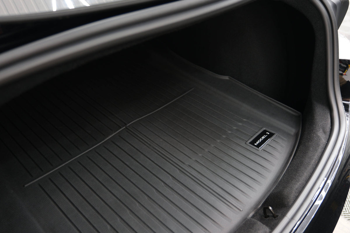 Model 3 Highland (2024+) | TPE Winter Trunk Mat ❄️ - TTS Parts inc.