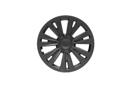 Model Y | 19-inch Whirlwind Matte Black Wheel Cover (Asymmetrical Model 2) - TTS Parts inc.