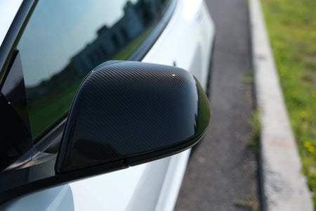 Model 3 (2018-2023) | Habillages de rétroviseur en fibre de carbone - TTS Parts inc.