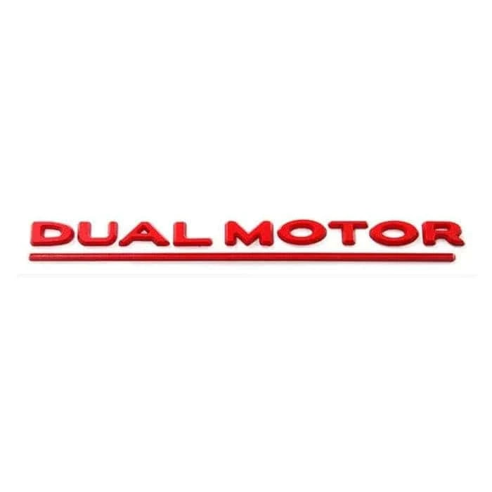 Model 3 & Y | badge TESLA DUAL MOTOR - TTS Parts inc.