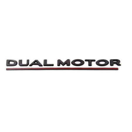 TESLA DUAL MOTOR Badges | Tesla Model 3 & Y - TTS Parts inc.