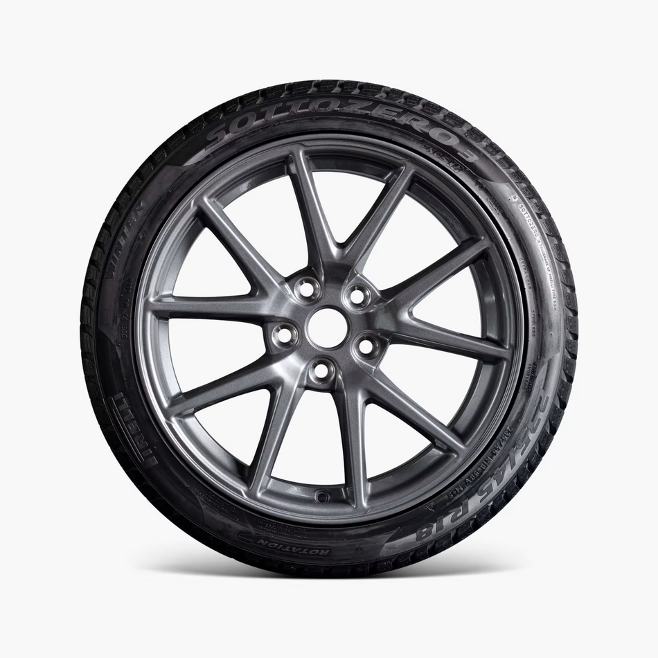 Winter Tires Package – 18″ Aero with Pirelli | Tesla Model 3 - The Tesla Stop