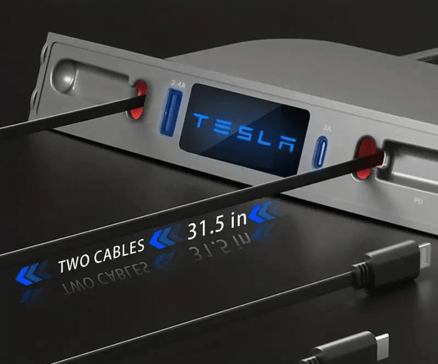 Model 3 & Y | Center Console Fast Charger - TTS Parts inc.