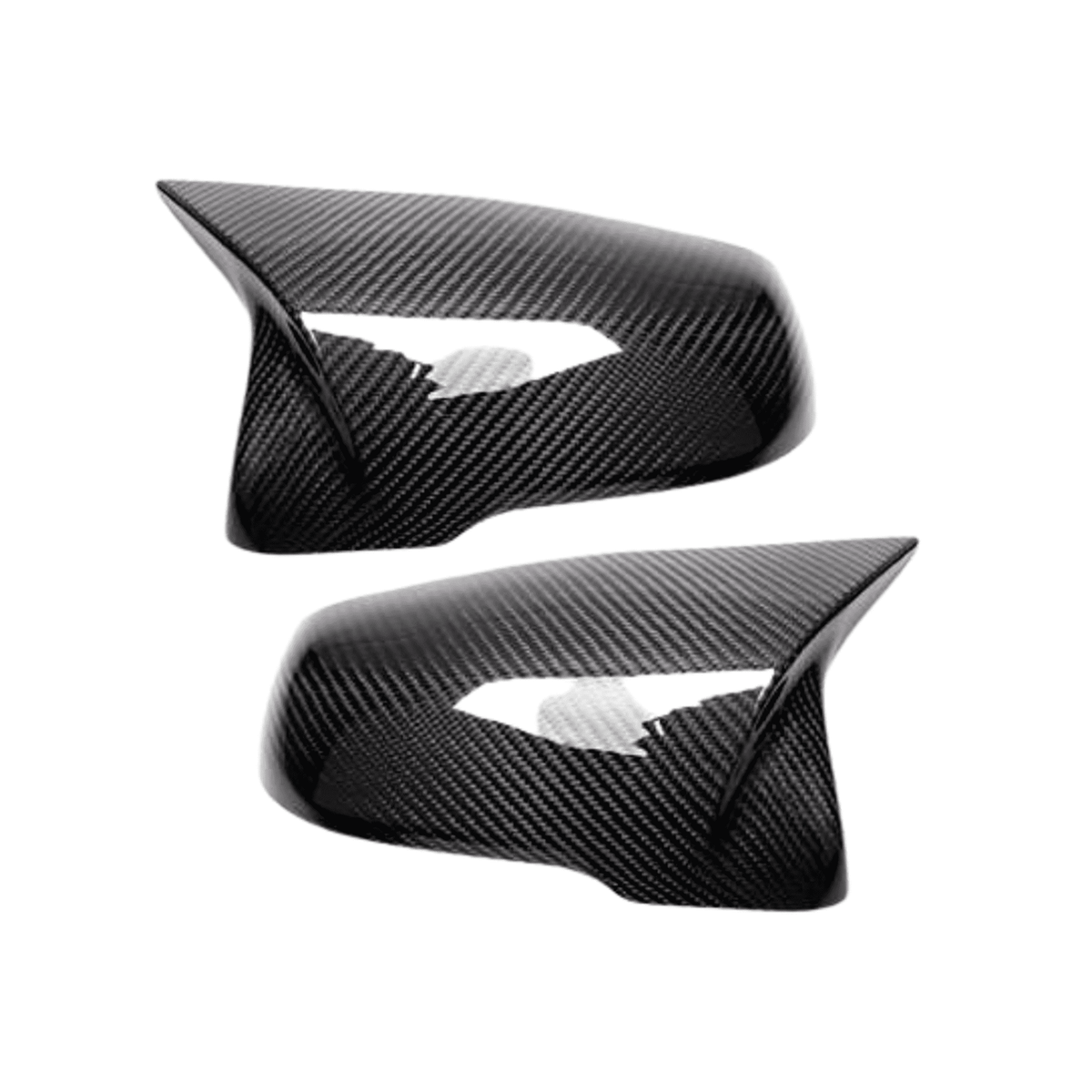 Carbon Fiber Mirror Caps Sporty Style | Tesla Model 3 (2018-2023) - The Tesla Stop