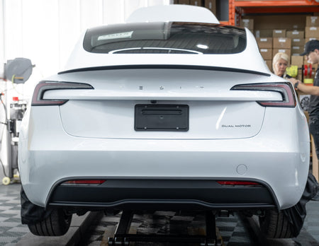 Tesla model 3 Highland Carbon fiber spoiler - The Tesla Stop