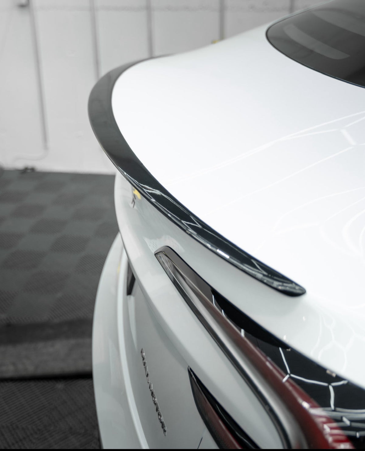 Tesla model 3 Highland Carbon fiber spoiler - The Tesla Stop