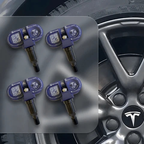 Capteurs de pression des pneus Bluetooth (TPMS) pour Tesla Model 3 / Y / S / X | 4 pièces