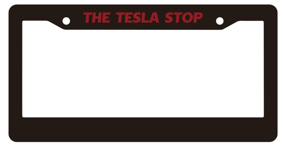 License Plate Frame The Tesla Stop - TTS Parts inc.