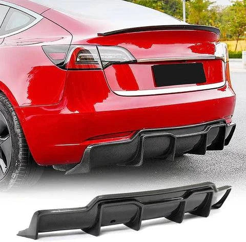 Model 3 (2018-2023)| Rear diffuser en fibre de carbone - TTS Parts inc.