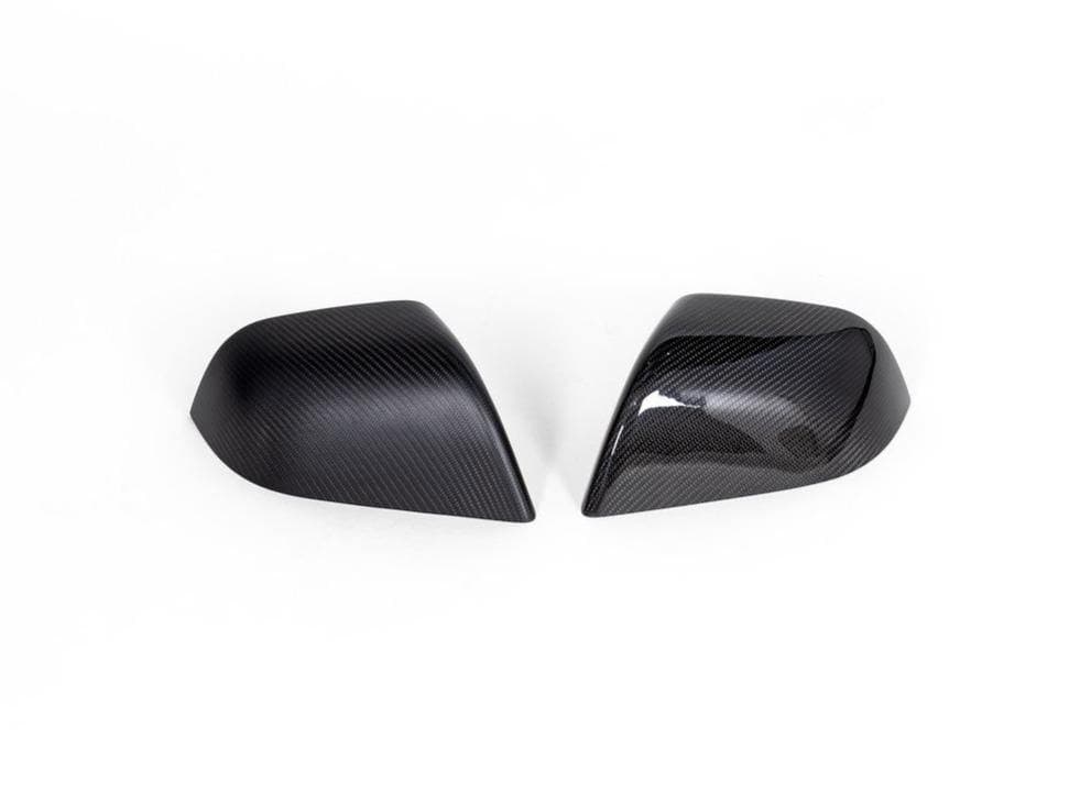 Carbon Fiber Mirror Caps | Tesla Model 3 (2018-2023) - The Tesla Stop